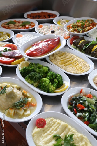 Traditional Turkish appetizers