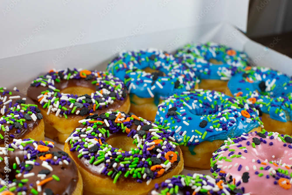 Donuts with Flavored Icing