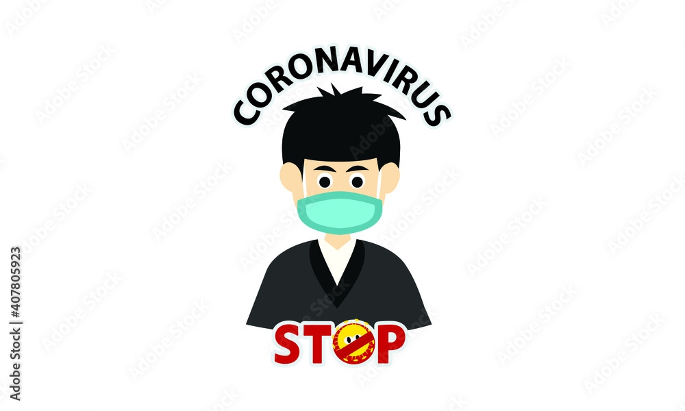 Protective face mask against and stop corona virus,Covid-19. Protective face mask against and stop corona virus,Covid-19.