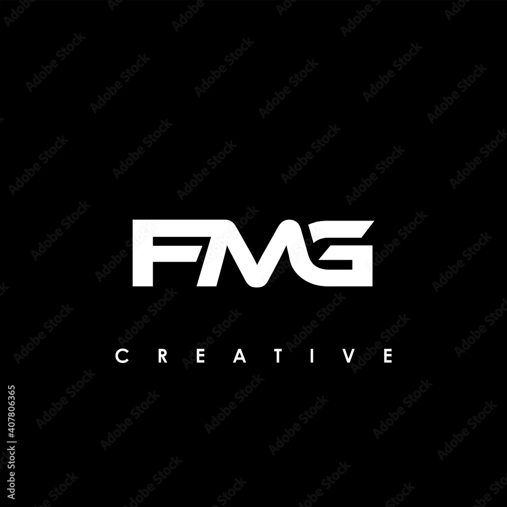 FMG Letter Initial Logo Design Template Vector Illustration