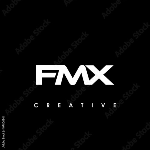 FMX Letter Initial Logo Design Template Vector Illustration photo