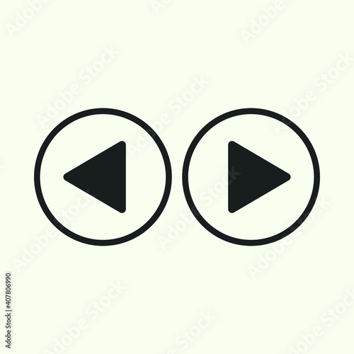 Free Download Play button icon in trendy flat style isolated on grey background. Play symbol for your web site design, logo, app, UI. Vector illustration - GFXLoad