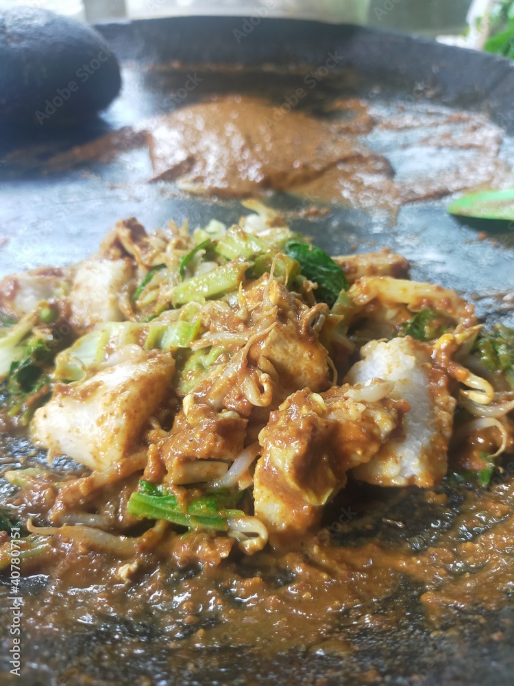 mixed vegetables with the peanut sauce mixed vegetables with the peanut sauce