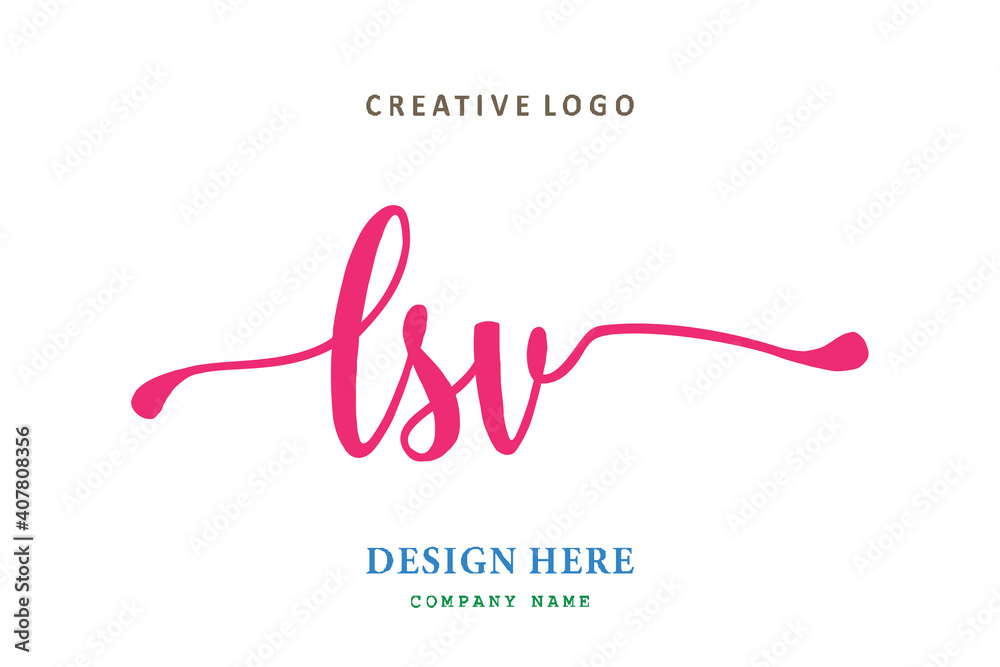 LSV lettering logo is simple, easy to understand and authoritative LSV lettering logo is simple, easy to understand and authoritative