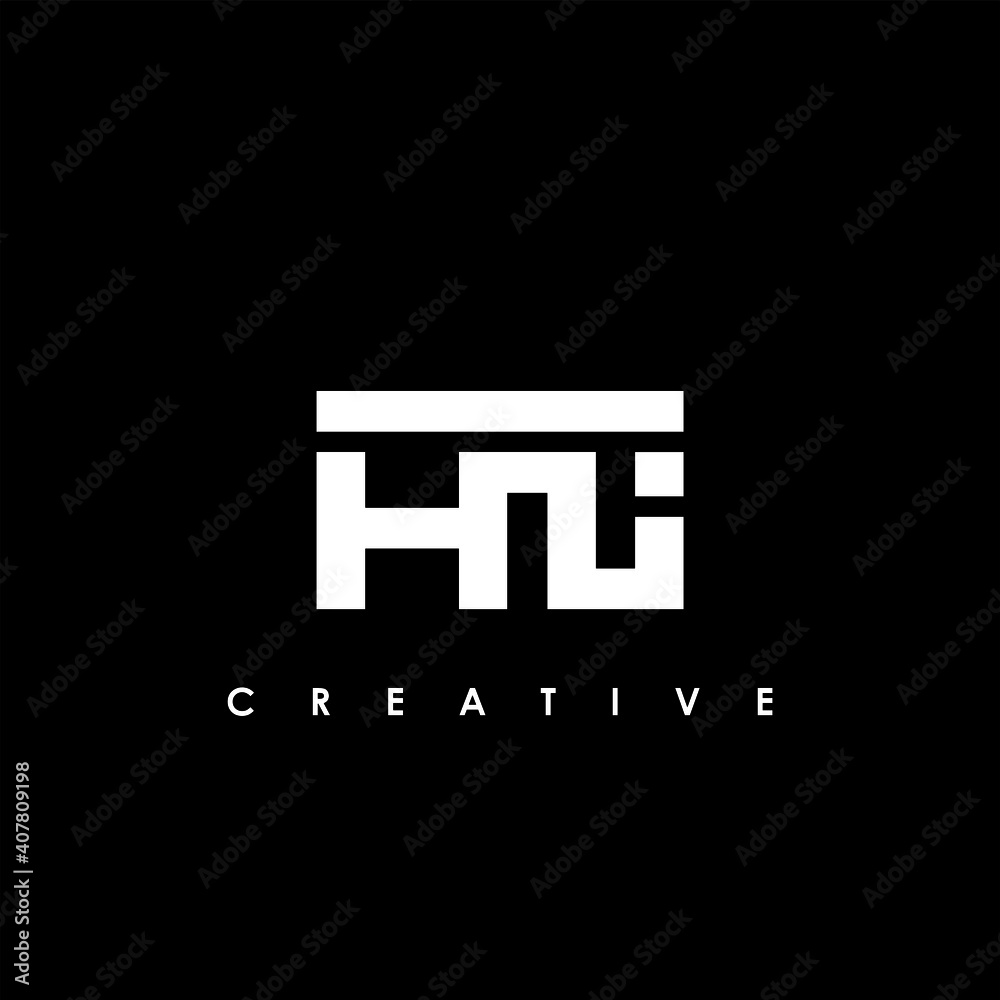HTI Letter Initial Logo Design Template Vector Illustration HTI Letter Initial Logo Design Template Vector Illustration