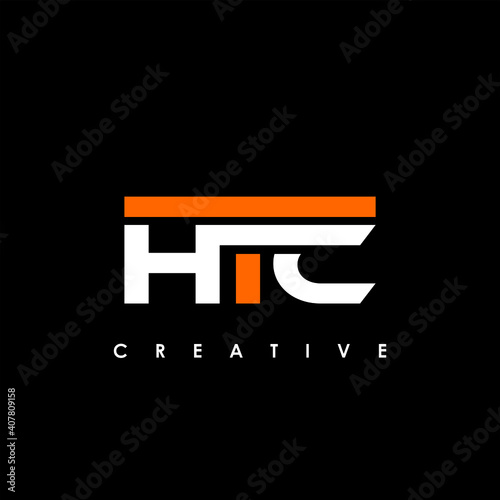 HTC Letter Initial Logo Design Template Vector Illustration photo