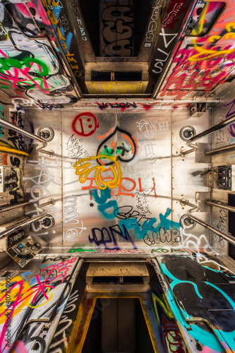 Abandoned train