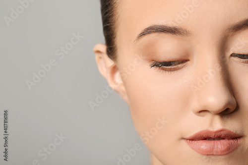 Young woman with beautiful ...