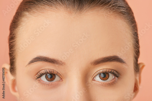 Young woman with beautiful ...