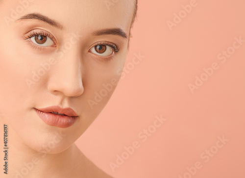 Portrait of beautiful young...