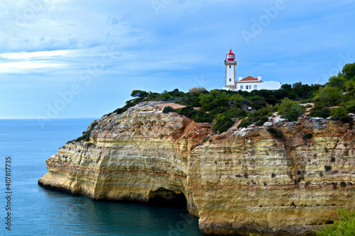 Leuchtturm an der portugiesischen Küste