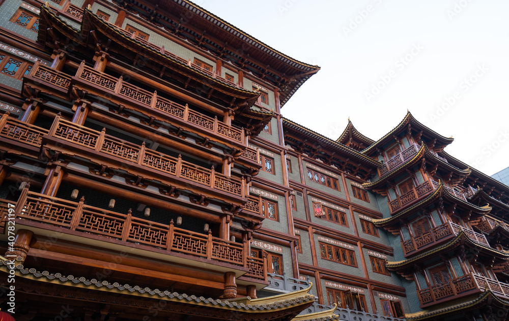 The traditional ancient architecture in Guangzhou is a big Buddhist temple built in the Southern Han Dynasty The traditional ancient architecture in Guangzhou is a big Buddhist temple built in the Southern Han Dynasty