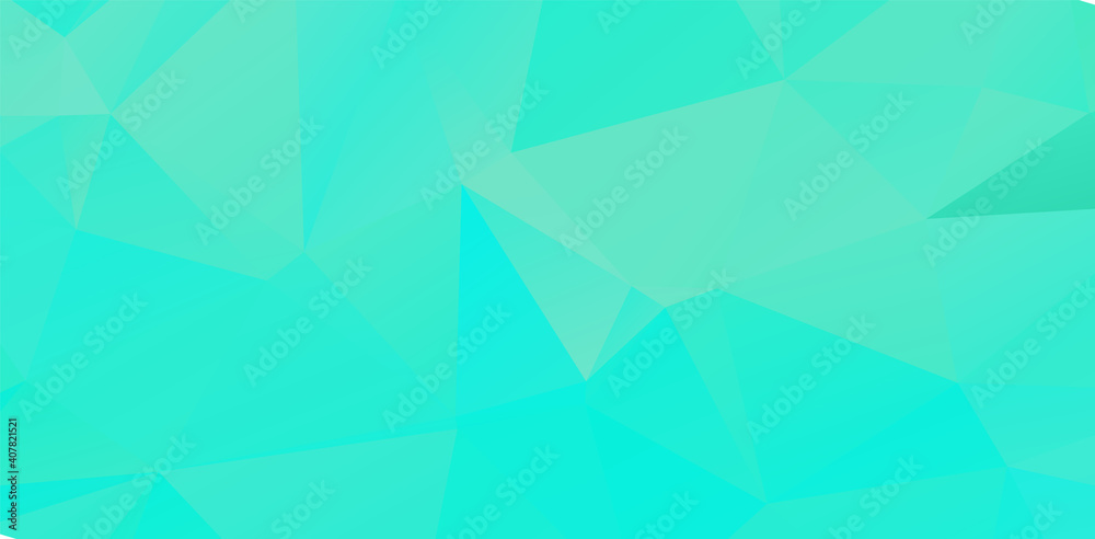Fototapeta premium Blue vivid polygonal mosaic background, creative design templates Illustration