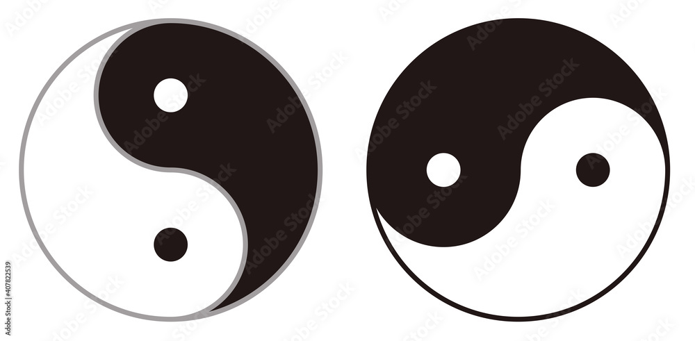 太極図 太陰太極図 時計回り セット イラスト ベクター Taegeuk Clockwise Illustration set Vector 太極図 太陰太極図 時計回り セット イラスト ベクター Taegeuk Clockwise Illustration set Vector