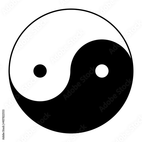 太極図 太陰太極図 時計回り イラスト ベクター 