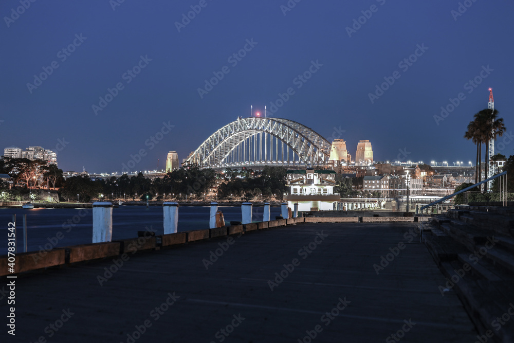 Fototapeta premium Sydney Harbour at Sunset NSW Australia