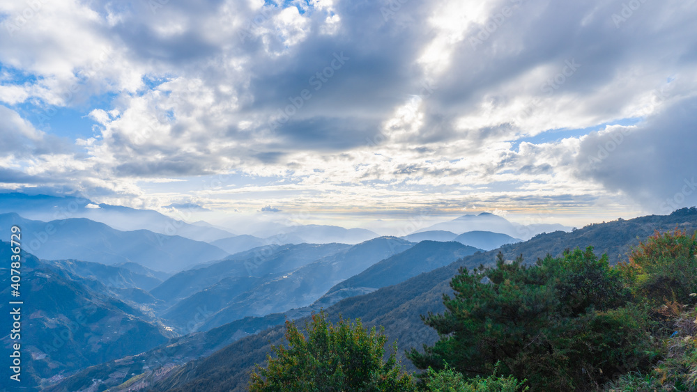 Beautiful scenery in the mountains of Taiwan 14