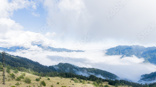 Fototapeta Naklejka Na Ścianę i Meble -  Beautiful scenery in the mountains of Taiwan 19
