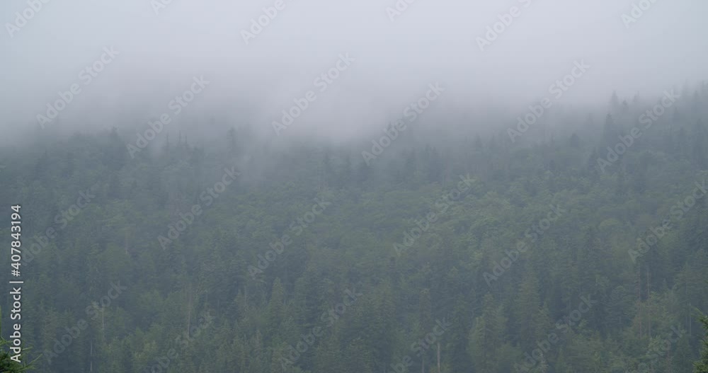 Fog and clouds on Velebit mountain, Croatia Fog and clouds on Velebit mountain, Croatia