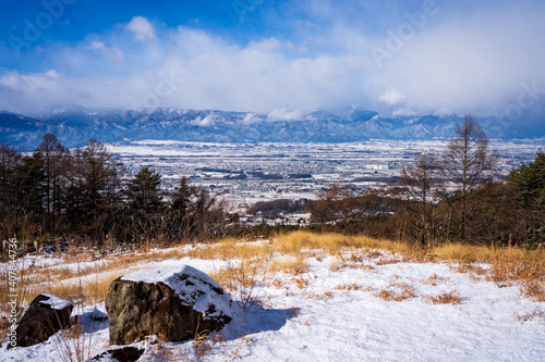 winter in the mountains