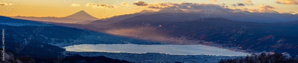 landscape with mountains