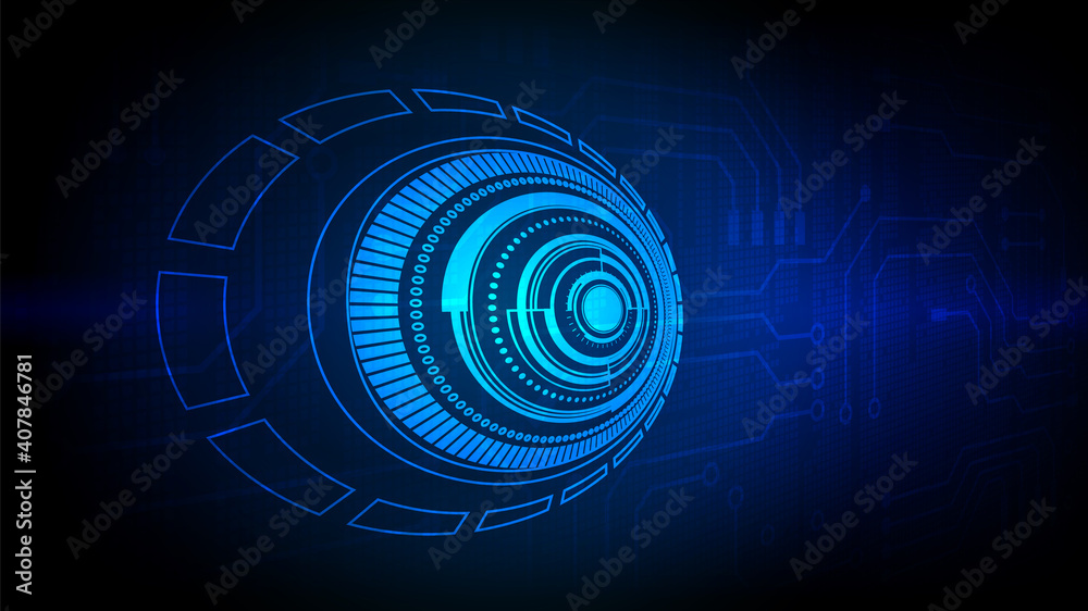Fototapeta premium Circuit technology background