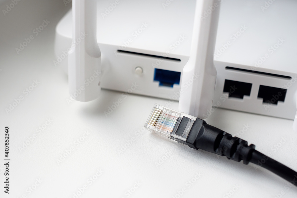 ethernet cable and the router ethernet cable and the router