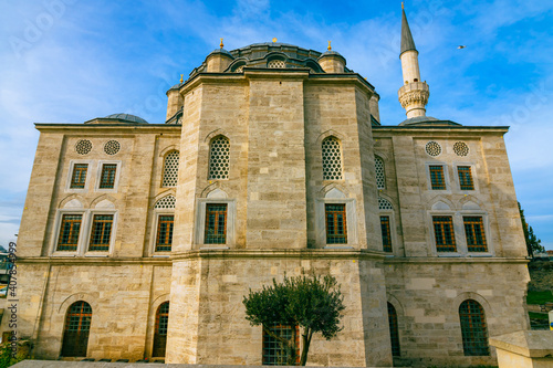 Sokollu Mehmet Pasa Mosque in Beyoglu Istanbul. Ottoman Architecture. Mosques' of Istanbul. Islamic background. Mosque architecture. photo