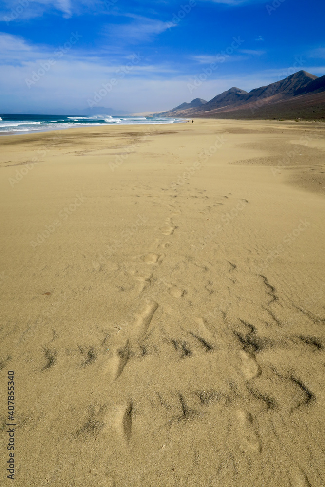 Strand bei Cofete auf Fuerteventura Strand bei Cofete auf Fuerteventura