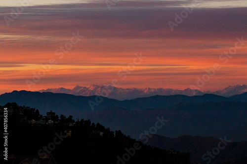 Various views of the Dhauladar Mountains