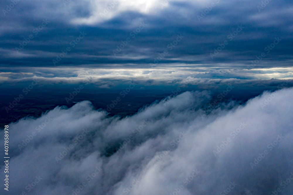 Obraz premium Wolken aus der Luft 
