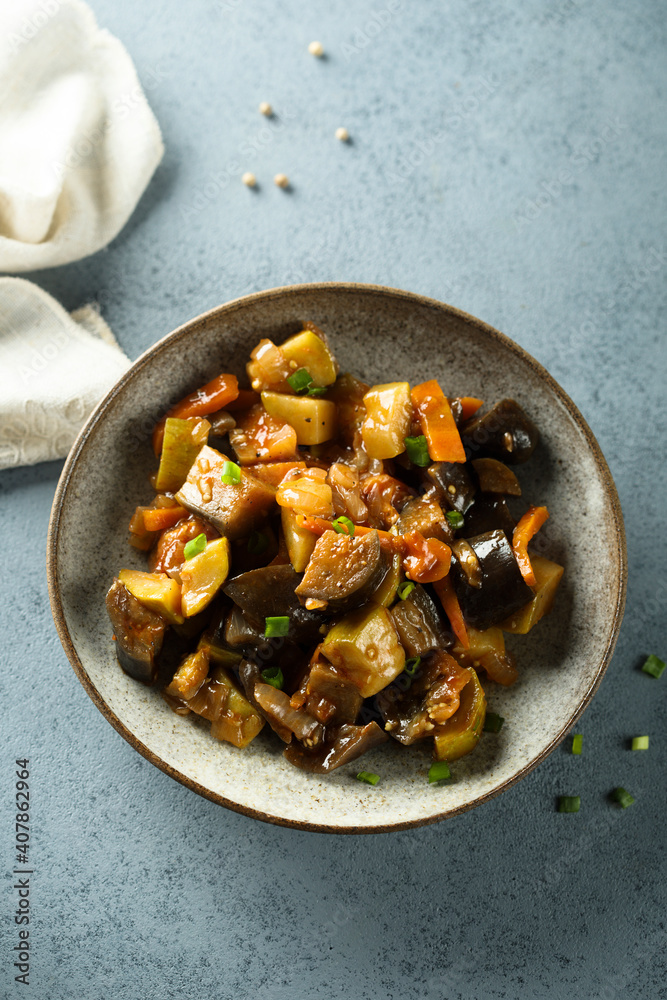 Fototapeta premium Traditional homemade Asian vegetable ragout
