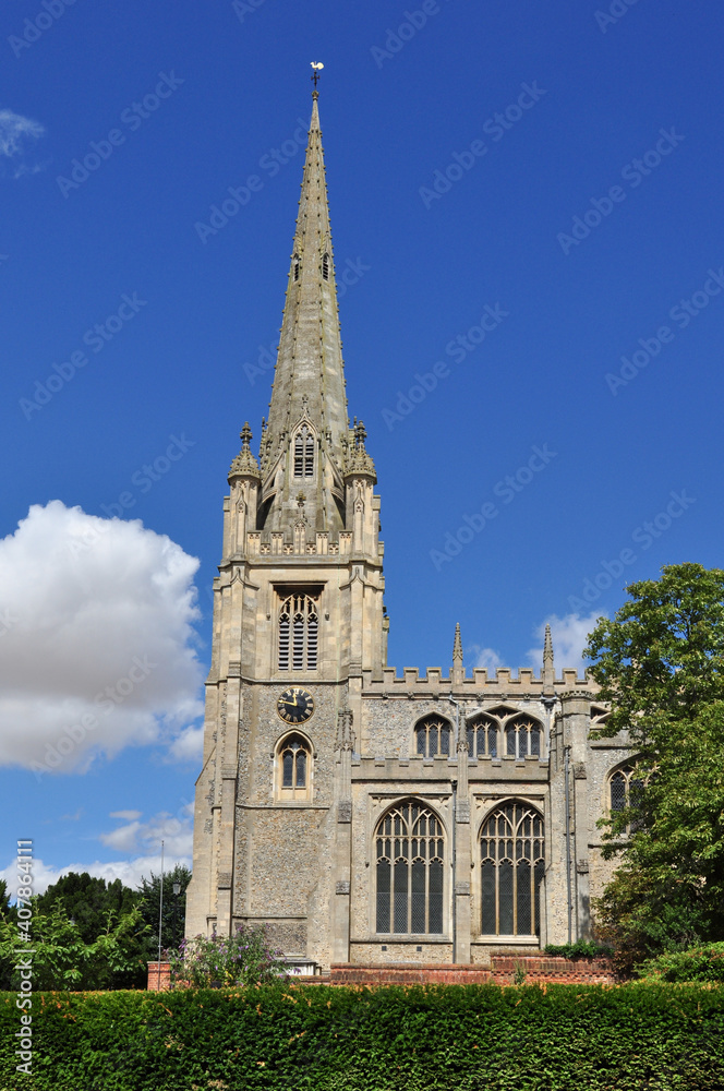 Fototapeta premium Saffon Walden Parish Church in Essex