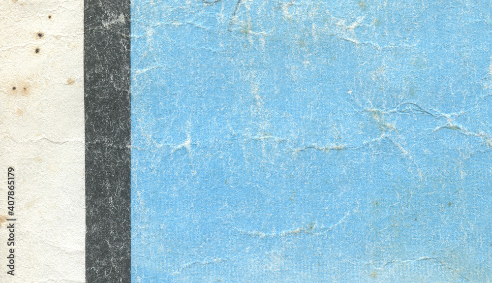 Fototapeta premium Old vintage blue paper texture background