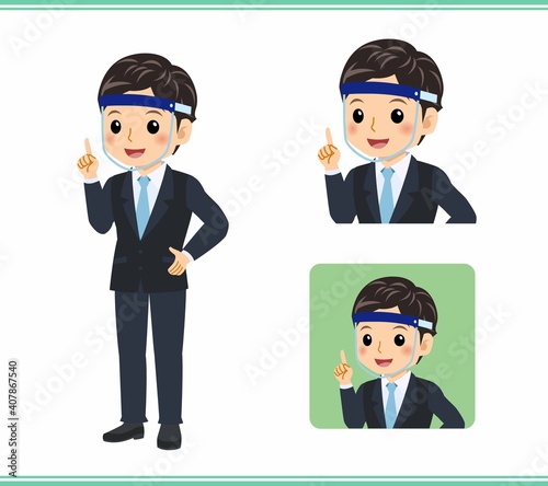 Young rookie businessman