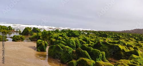the coast sea of aglou photo