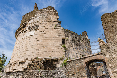 Tomb of Caecilia Metella (Italian: Mausoleo di Cecilia Metella) in Rome, Italy photo