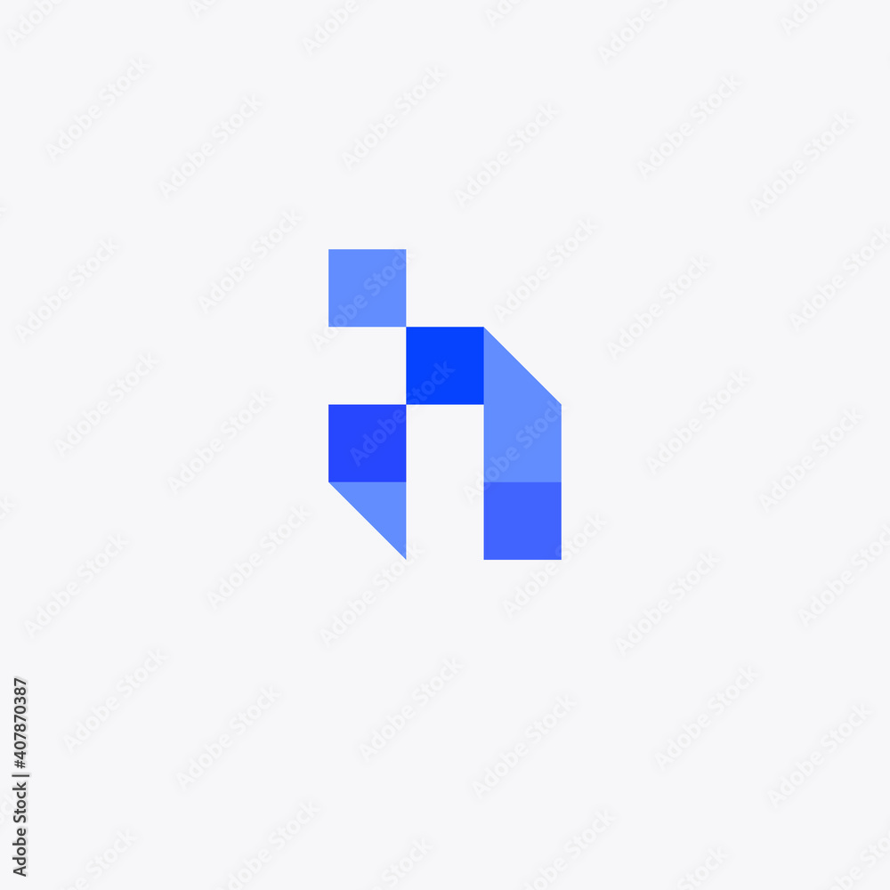 H letter technology concept logo designs vector template