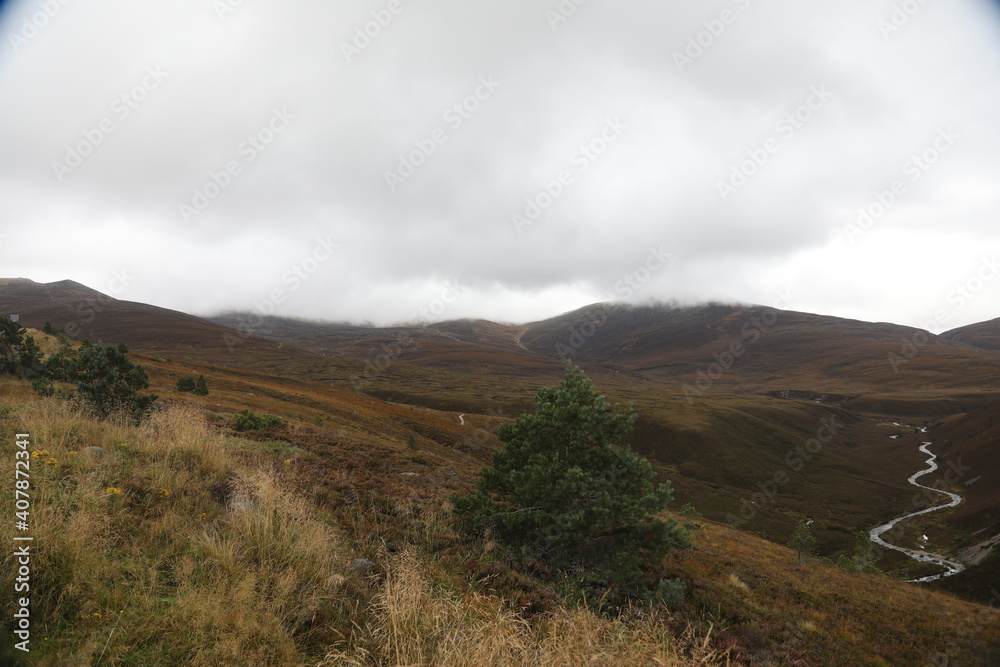 Scotland landscape in the summer Scotland landscape in the summer