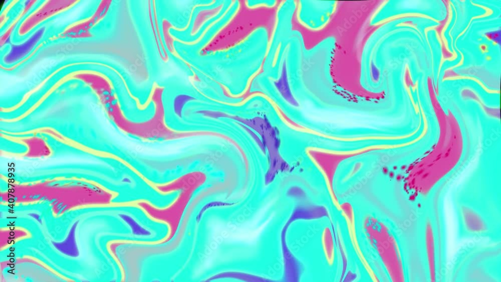 4K animation of marble ink abstraction. Looped motion of blue pink and purple paint. Creative neutral background with distortions and particles. 4K animation of marble ink abstraction. Looped motion of blue pink and purple paint. Creative neutral background with distortions and particles.