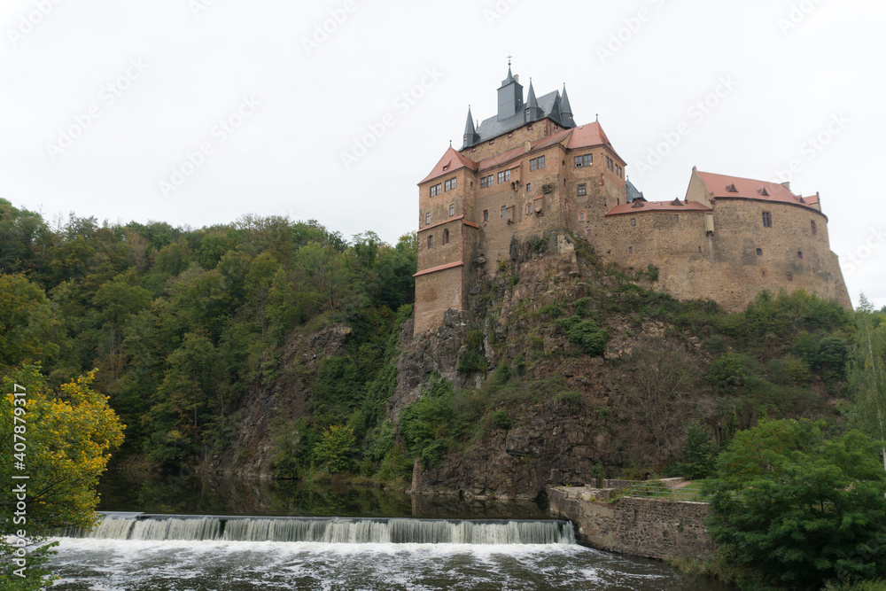 old castle on a cliff