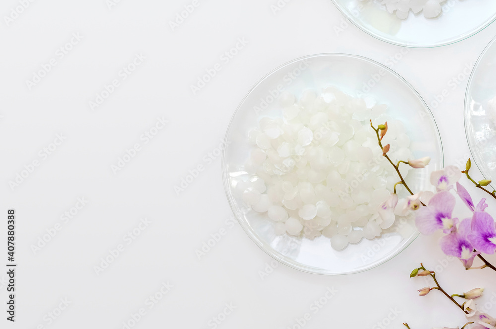 Microcrystalline wax. Chemical ingredient for Cosmetics and Toiletries product. Microcrystalline wax. Chemical ingredient for Cosmetics and Toiletries product.
