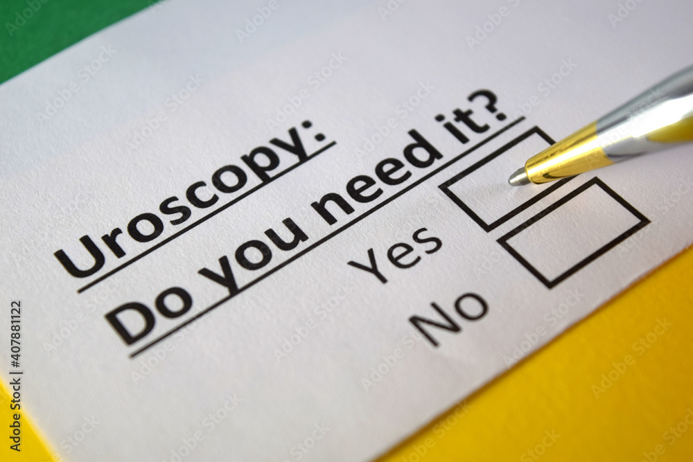 One person is answering question about uroscopy. One person is answering question about uroscopy.