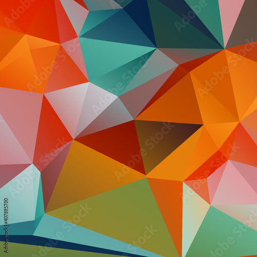 Abstract Color Polygon Background Design  Abstract Geometric Origami Style With Gradient. Presentation Website  Backdrop  Cover Banner Pattern Template