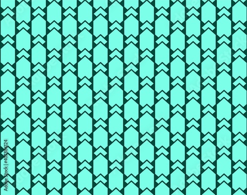 Geometric ornamental vector pattern. Seamless design texture. Repeating linear texture for wallpaper, packaging, banner, invitation, business card, fabric print. Light Green vector layout.