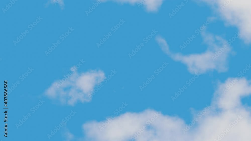 Seamless cloud moving loop timelapse with light blue sky background animation illustration. Seamless cloud moving loop timelapse with light blue sky background animation illustration.