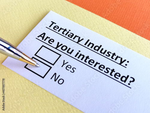 Questionnaire about industry