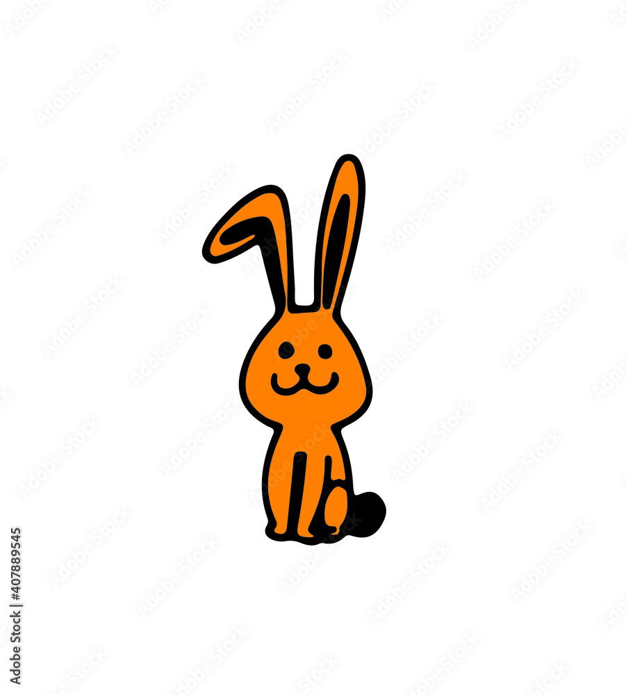 Obraz premium rabbit character