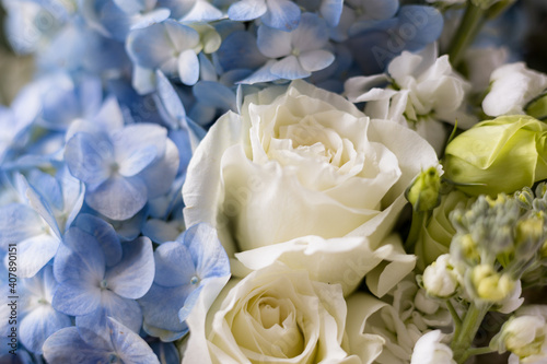 Beautiful flower bouquet close up