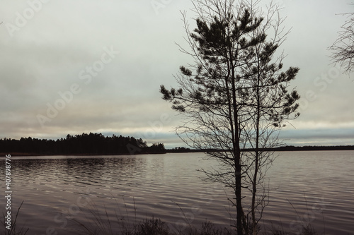 sunrise on the lake